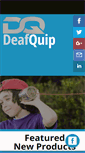 Mobile Screenshot of deafquip.co.nz
